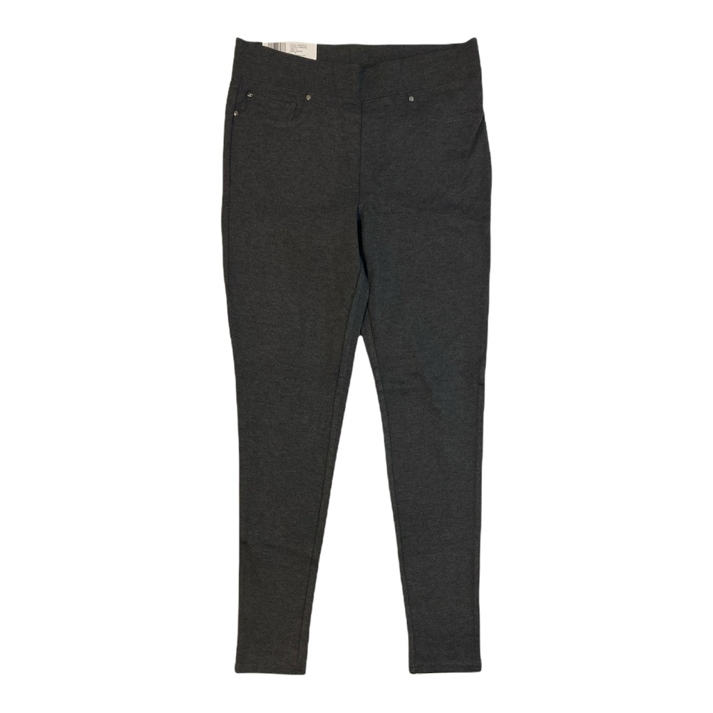 NWT Seven7 Pull On Ponte‎ Heather Charcoal Pants Size Small